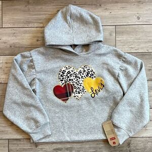 NWT Levi’s | Cropped Hoodie | Size: Medium (Girls)